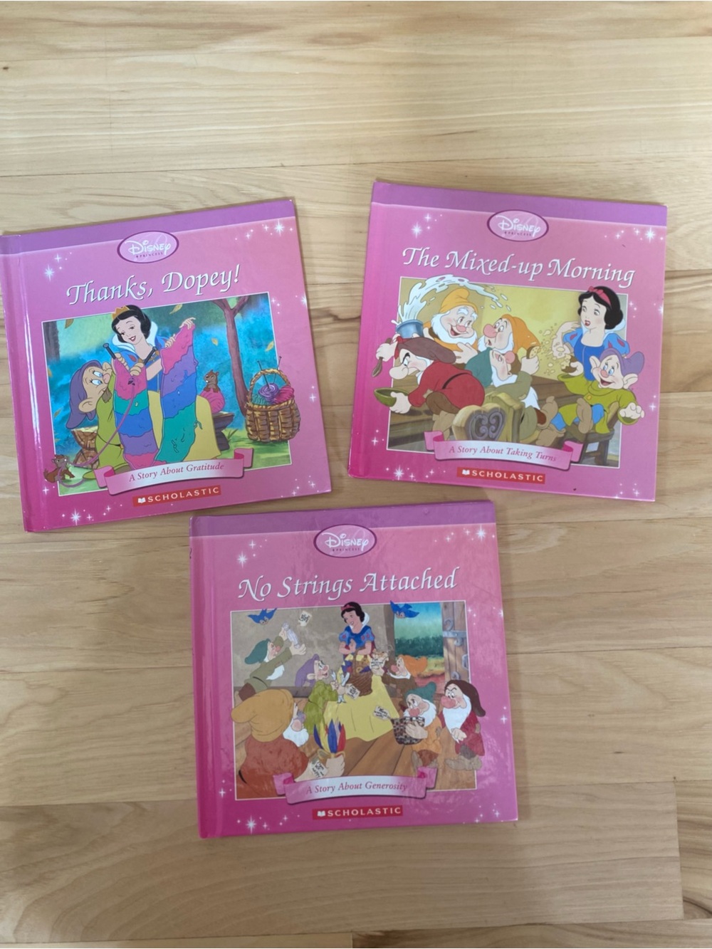 Snow White Picture Books Lot of 3 Disney Princess Lesson Books